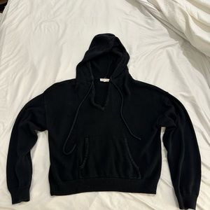 Black medium cropped sweater